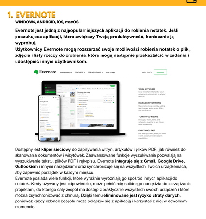 APLIKACJE ZWIEKSZAJĄCE PRODUKTYWNOŚĆ - PONAD 40 APLIKACJI DZIEKI, KTÓRYM ZROBISZ WIECEJ